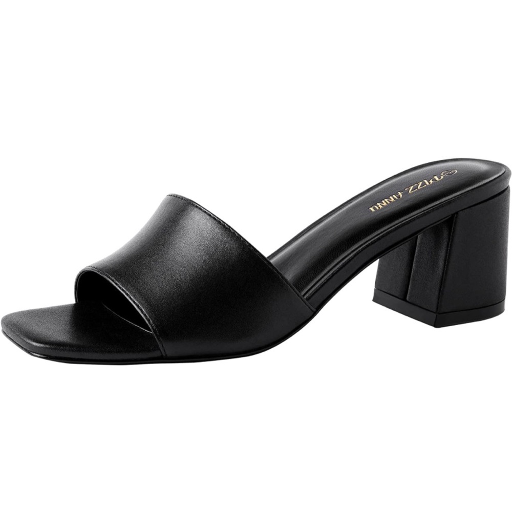PIZZ ANNU Women's Square Open Toe
